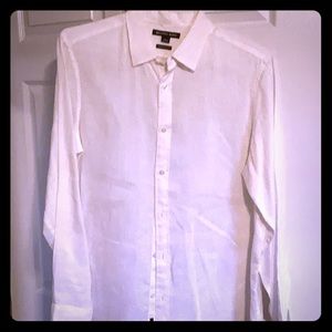 Men’s Michael Kors Linen long sleeve shirt
